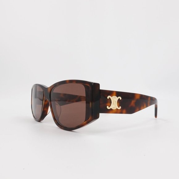Celine Regular High Bridge Fit Sunglasses Brown CL40227 - Picture 1 of 13